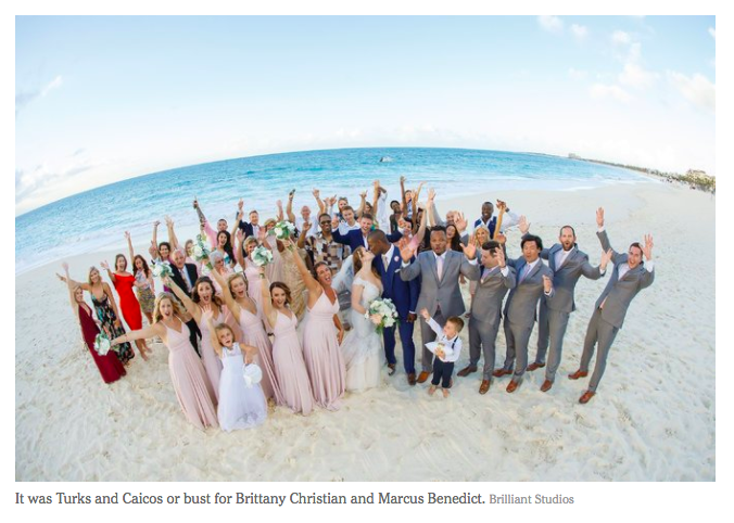 Turks Caicos Wedding Featured In The New York Times